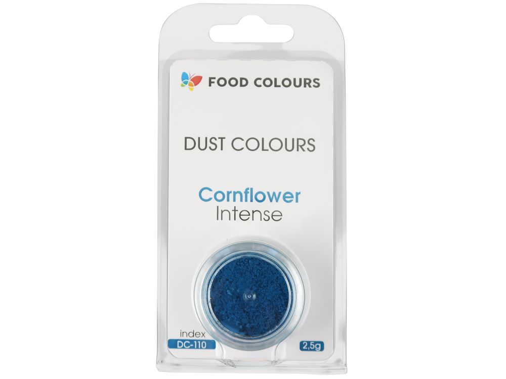 Dust colours, intense - Food Colors - Cornflower, 2.5 g