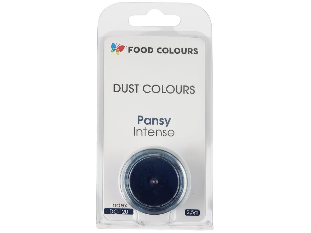 Dust colours, intense - Food Colors - Pansy, 2.5 g