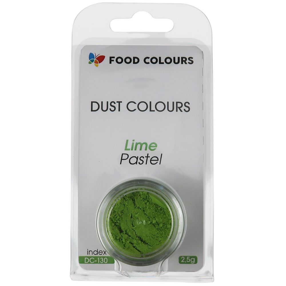 Barwnik pudrowy, pastelowy - Food Colours - Lime, 2,5 g