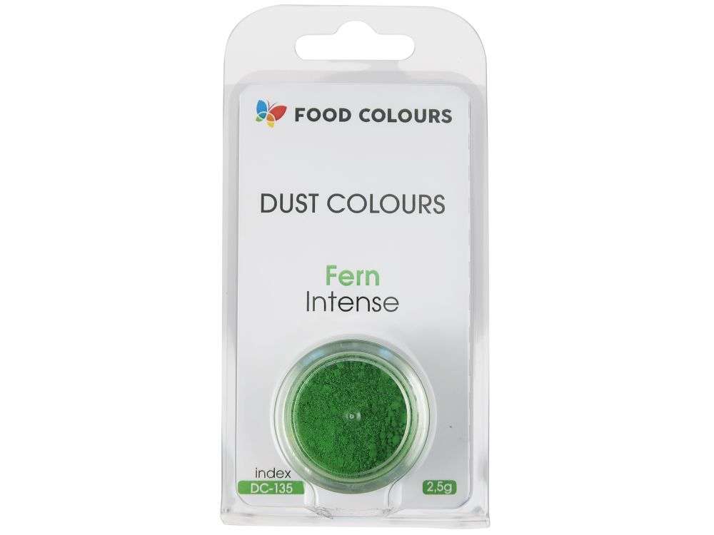 Dust colours, intense - Food Colors - Fern, 2.5 g