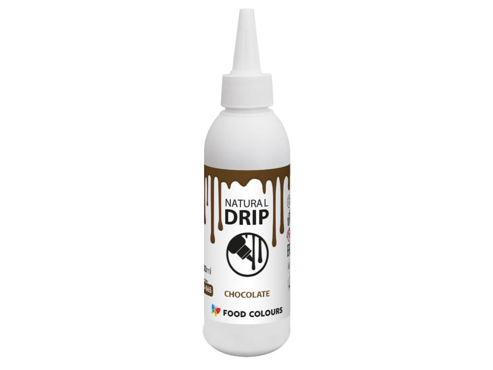 Chocolate Topping Natural Drip - Food Colours - Chocolate, 100 ml