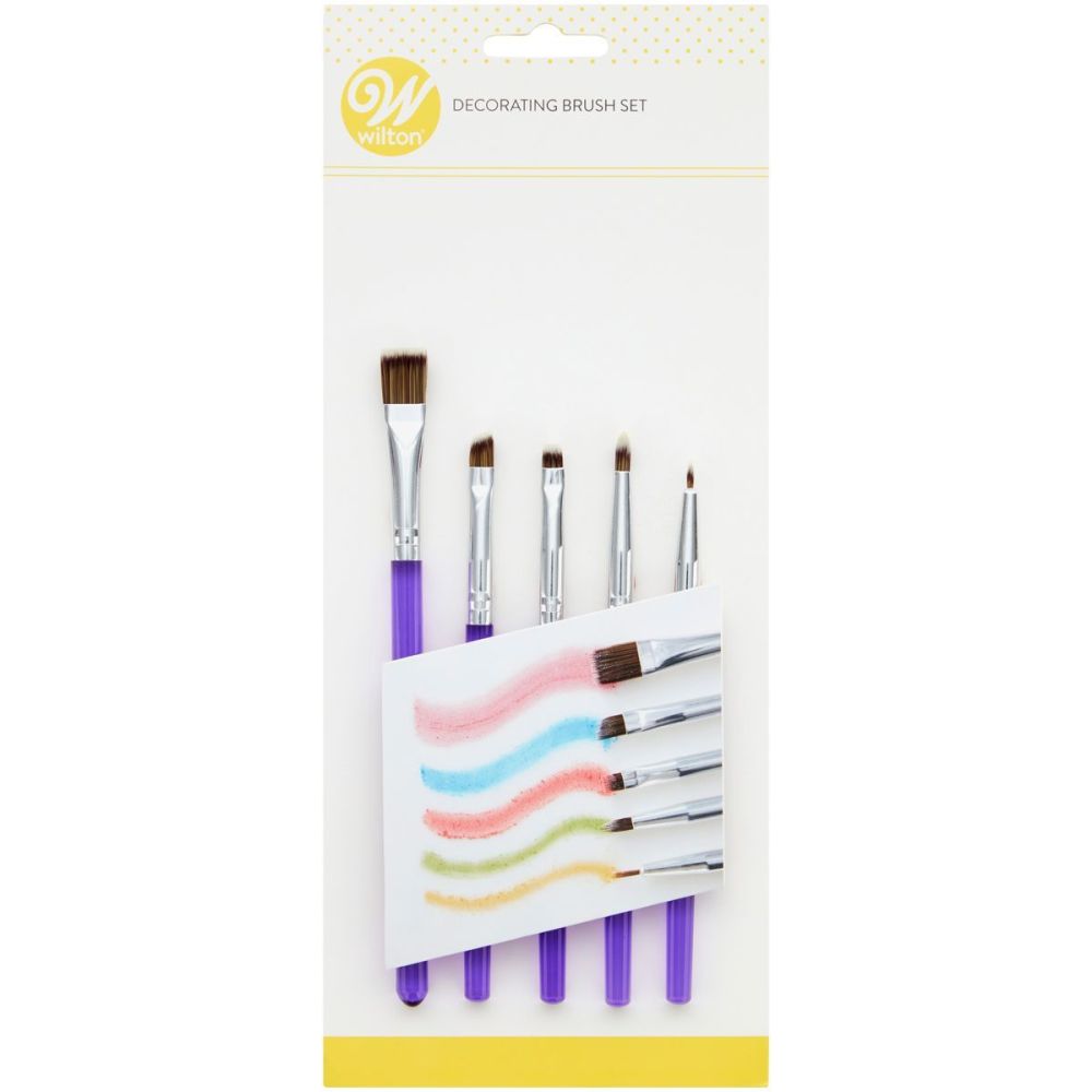 Set of brushes for decoration - Wilton - 5 pcs.
