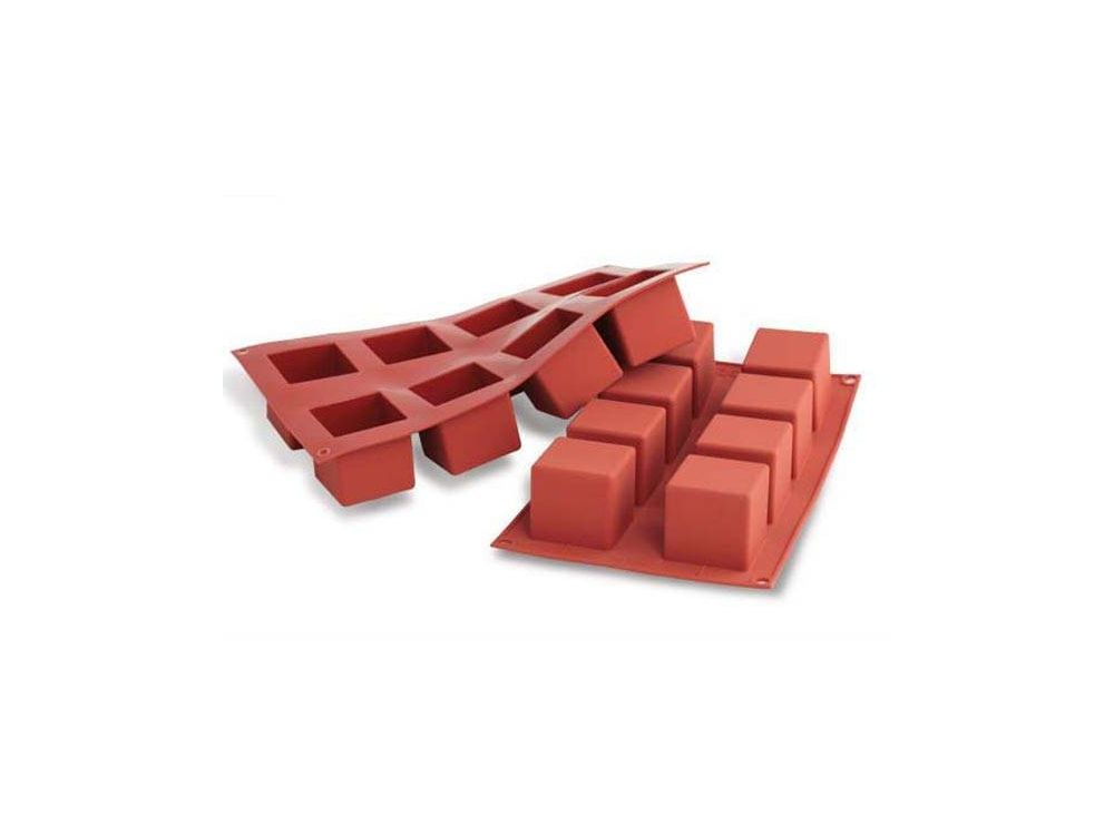 Silicone form - SilikoMart - cubes, 8 pcs.