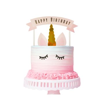 Topper urodzinowy na tort -...