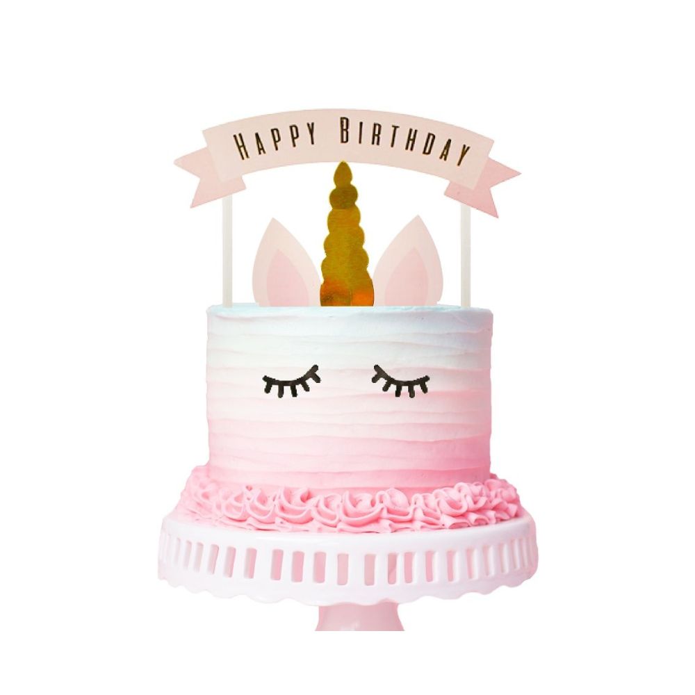 Birthday cake topper - GoDan - Unicorn