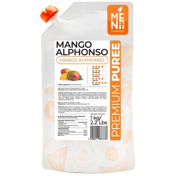 Fruit pulp, PremiumPuree - Menii - Mango, 1 kg