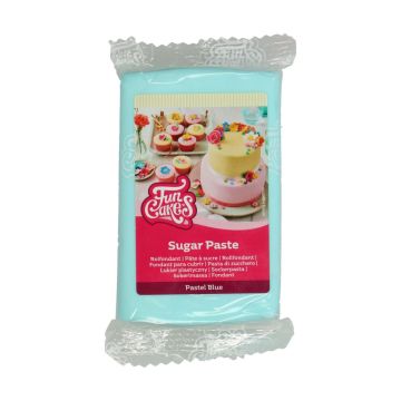 Sugar paste - FunCakes - pastel blue, 250 g