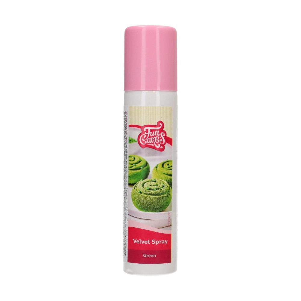 Velvet spray - FunCakes - Green, 100 ml
