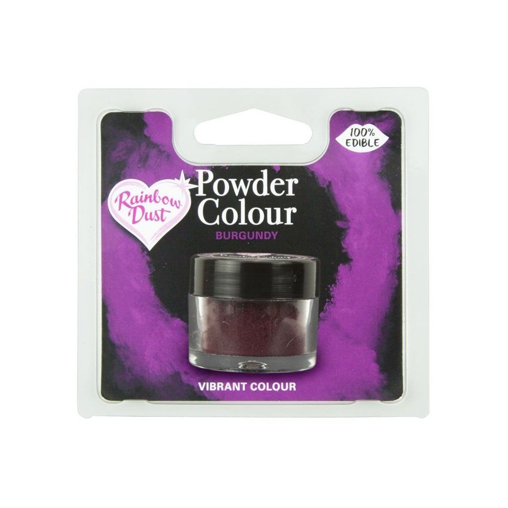 Powder Colour - Rainbow Dust - Burgundy, 2 g