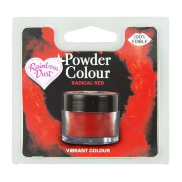Powder Colour - Rainbow Dust - Radical Red, 2 g