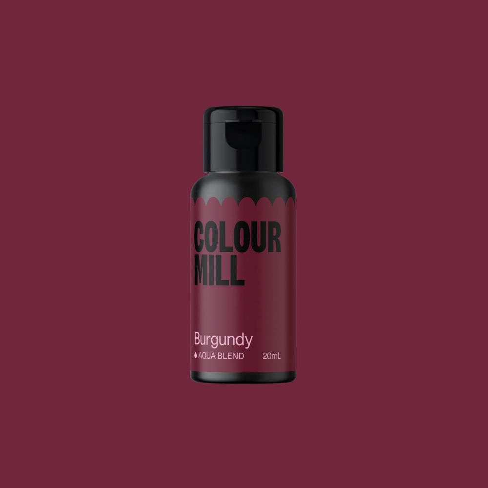Barwnik w płynie Aqua Blend - Colour Mill - Burgundy, 20 ml