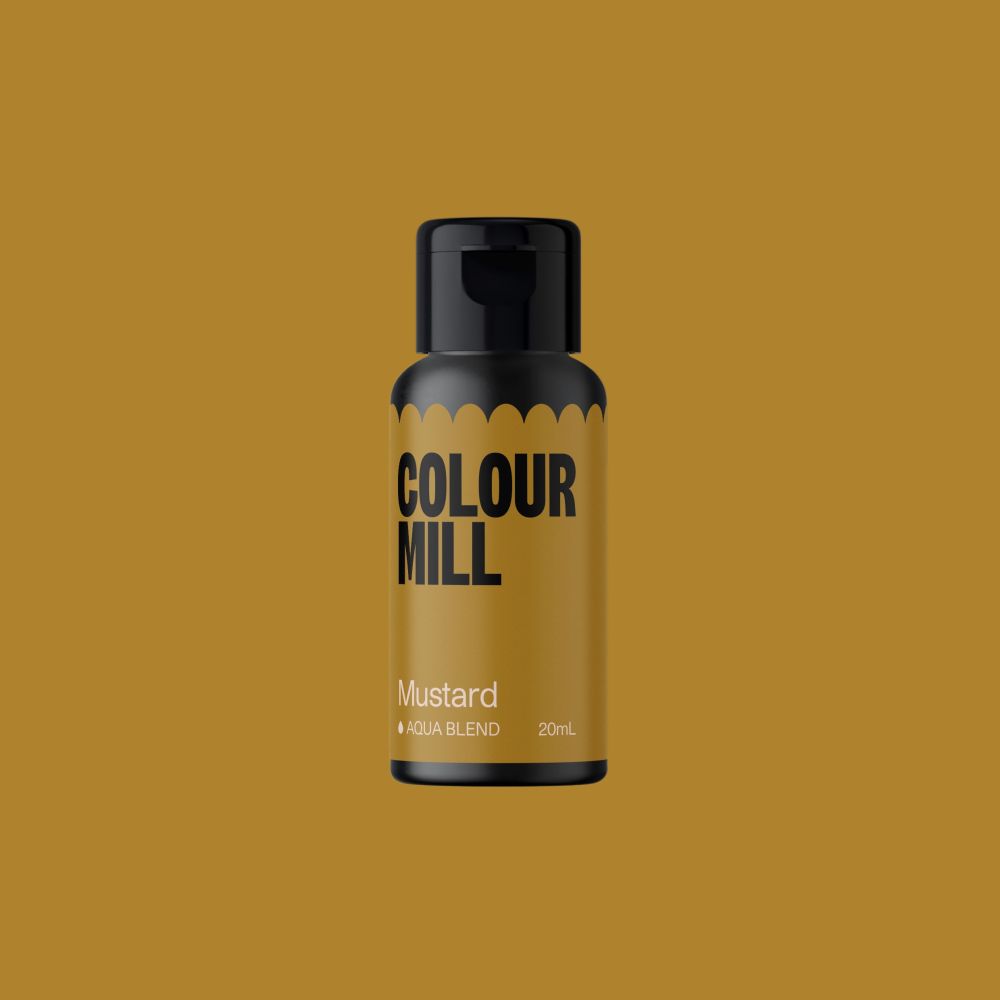 Barwnik w płynie Aqua Blend - Colour Mill - Mustard, 20 ml