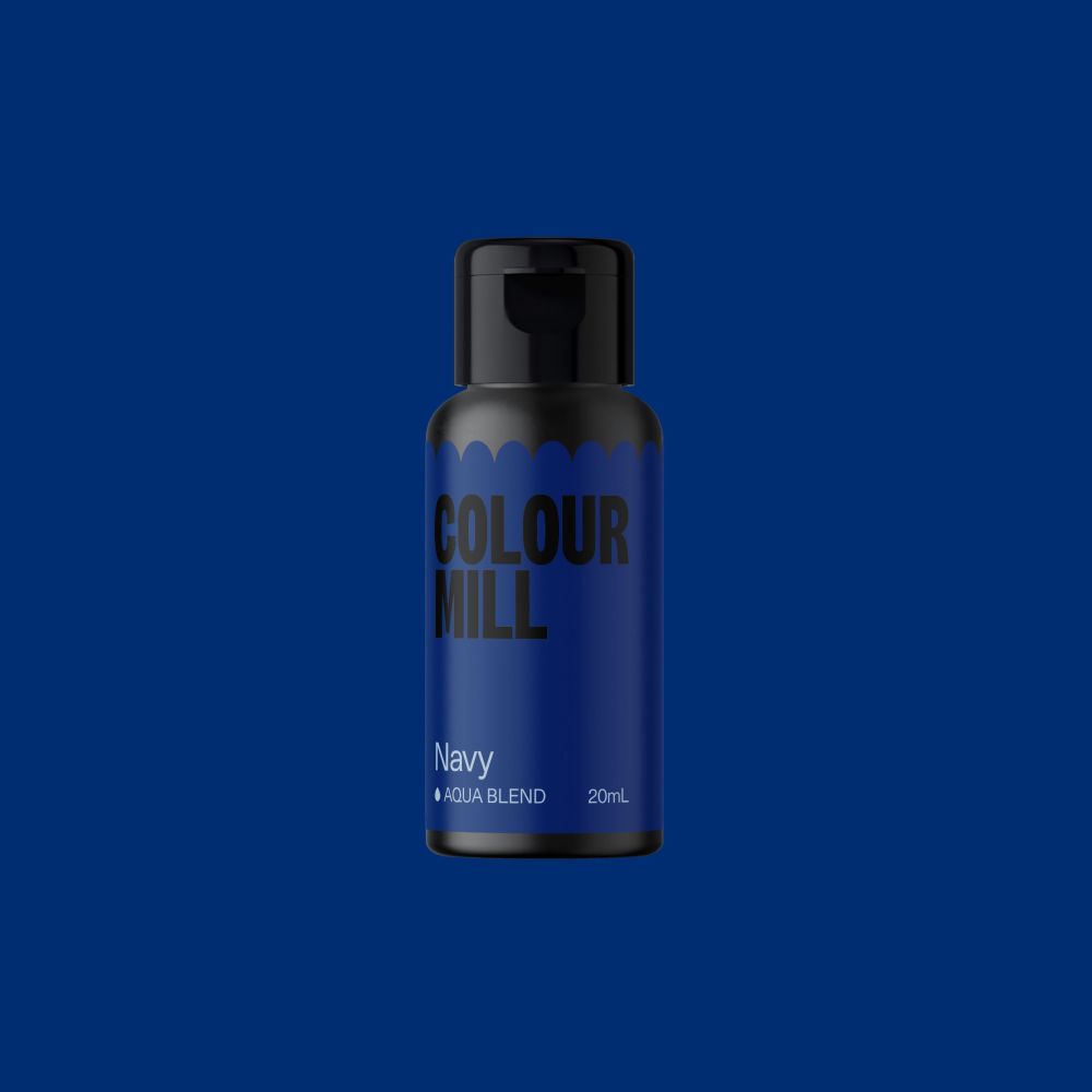 Barwnik w płynie Aqua Blend - Colour Mill - Navy, 20 ml