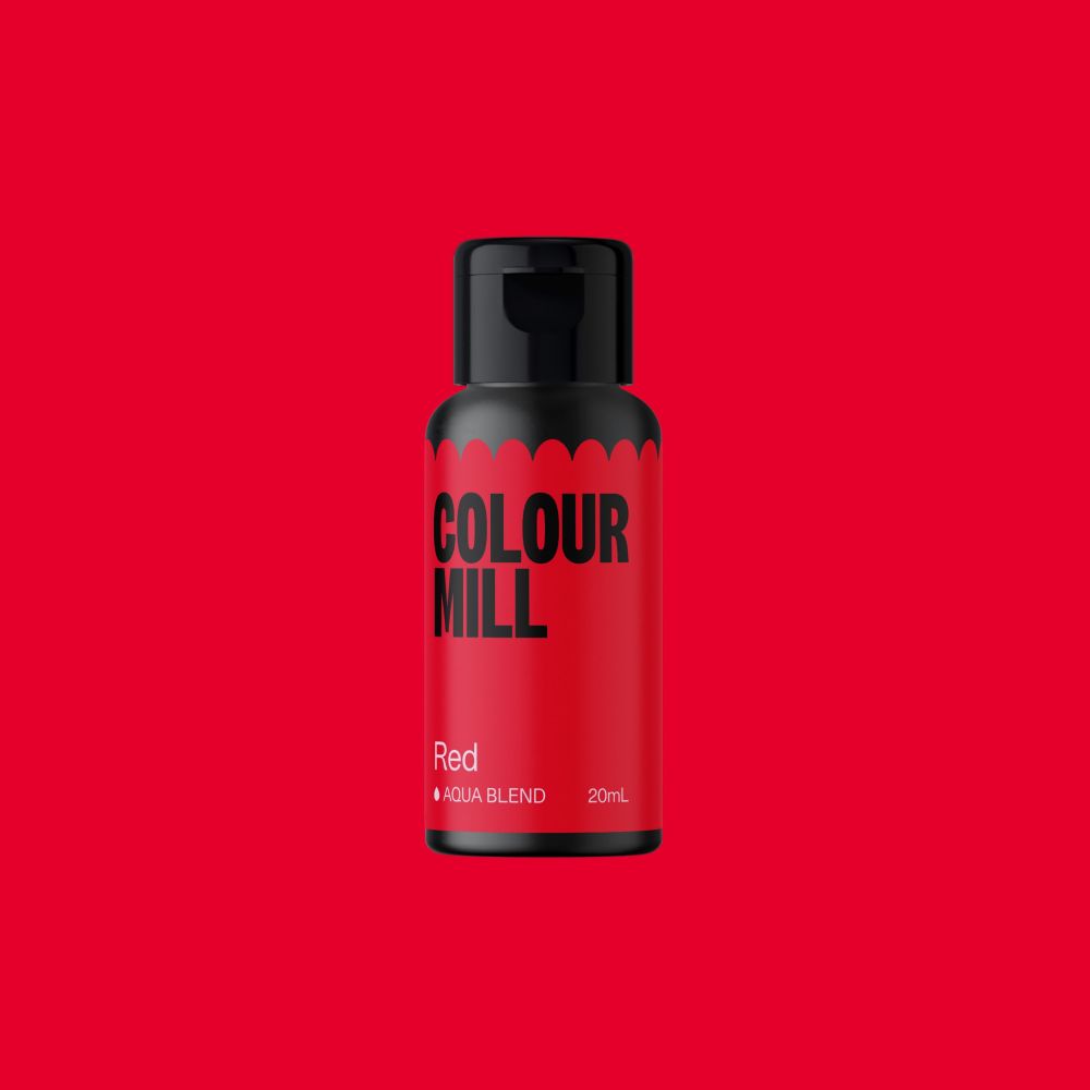 Barwnik w płynie Aqua Blend - Colour Mill - Red, 20 ml