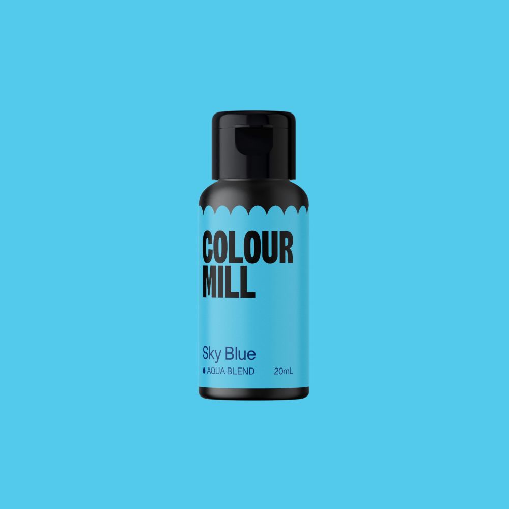 Barwnik w płynie Aqua Blend - Colour Mill - Sky Blue, 20 ml