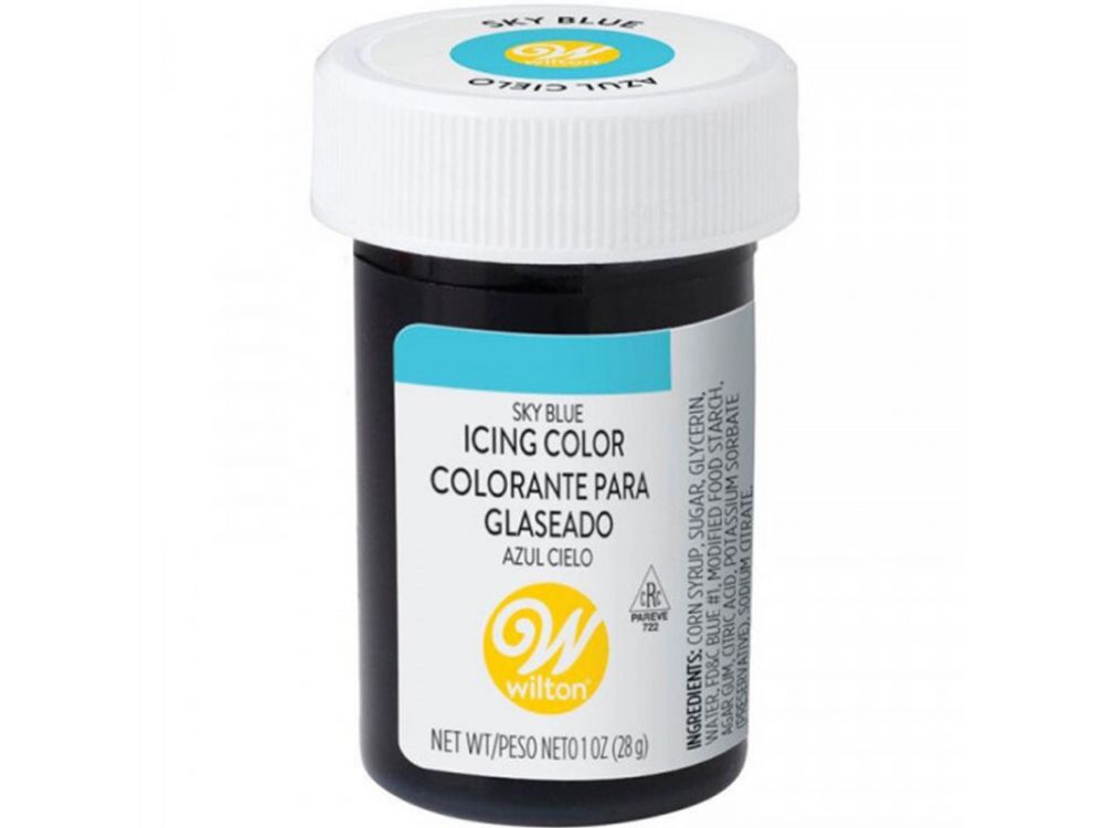 Food coloring gel - Wilton - blue sky, 28 g