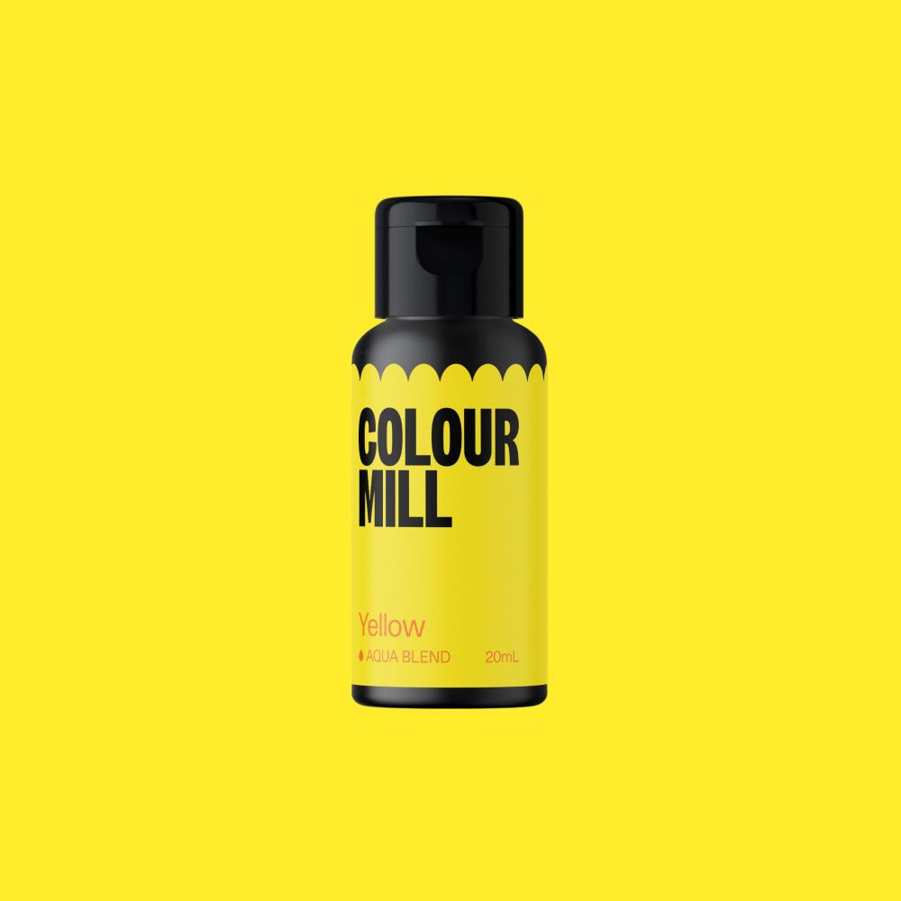 Barwnik w płynie Aqua Blend - Colour Mill - Yellow, 20 ml