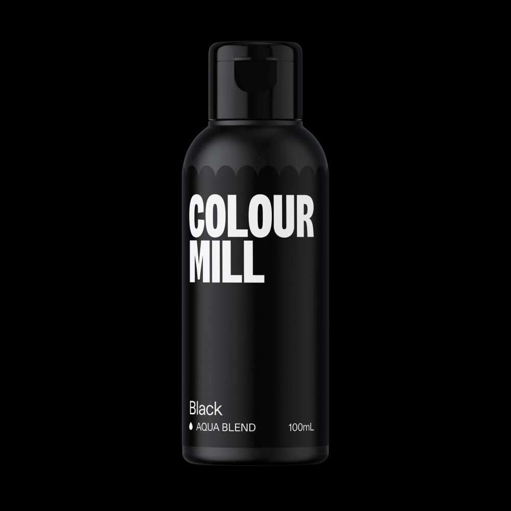 Barwnik w płynie Aqua Blend - Colour Mill - Black, 100 ml