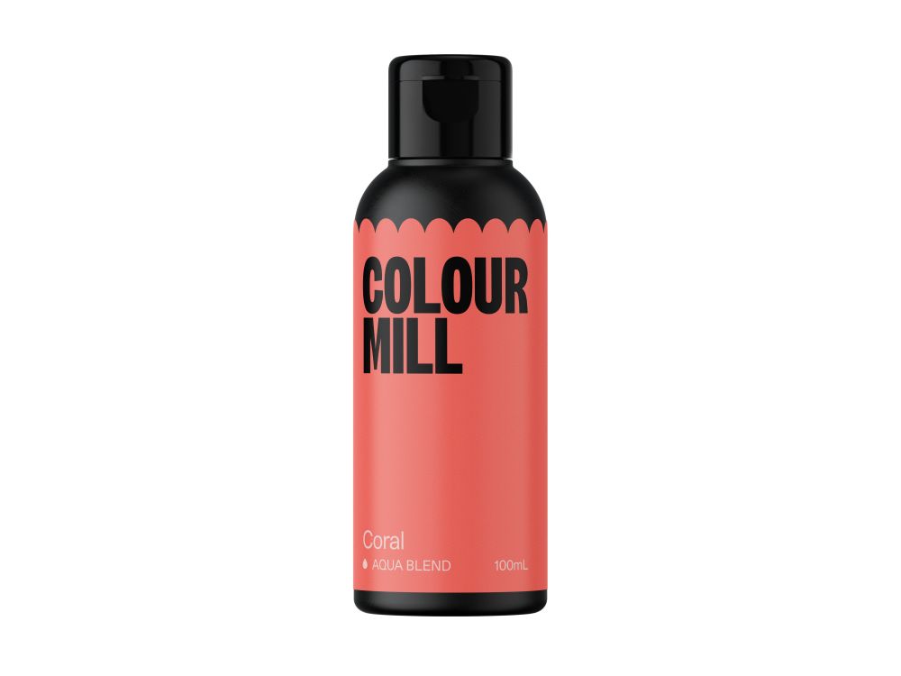 Liquid dye Aqua Blend - Color Mill - Coral, 100 ml