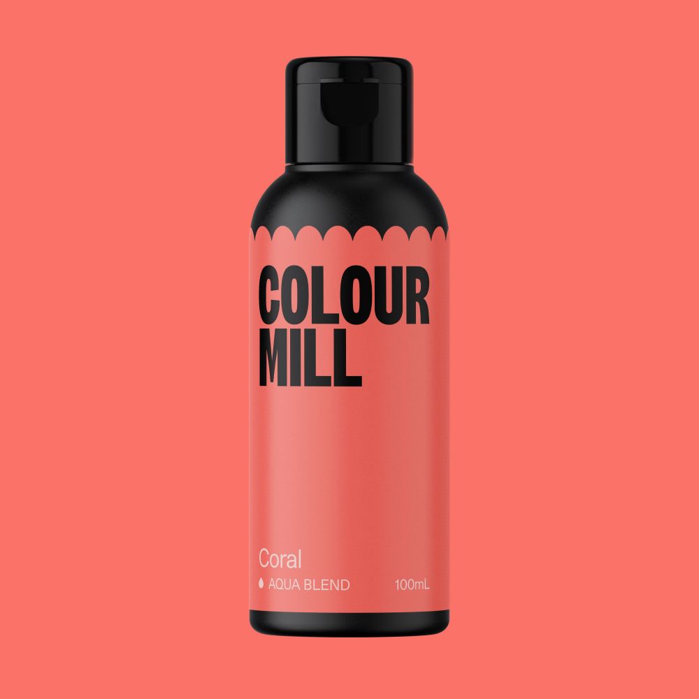 Liquid dye Aqua Blend - Color Mill - Coral, 100 ml