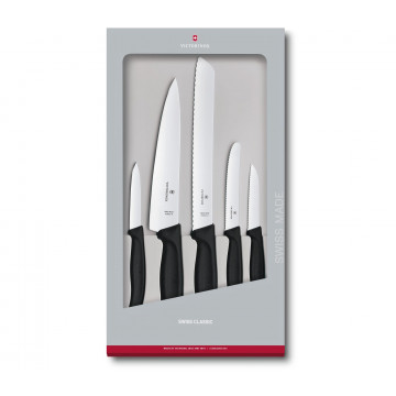 Zestaw noży kuchennych Swiss Classic - Victorinox - 5 szt.