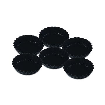 Metal molds for cupcakes - SNB - 11 cm, 6 pcs.