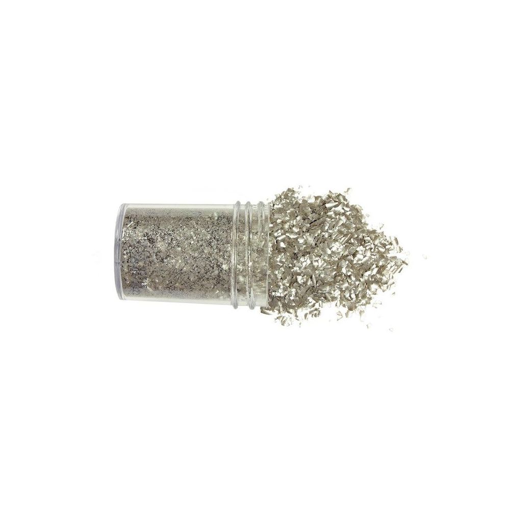 Edible glitter flakes - PME - silver, 7,1 g