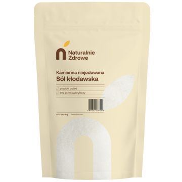 Sól kłodawska niejodowana - Naturalnie Zdrowe - kamienna, 1 kg