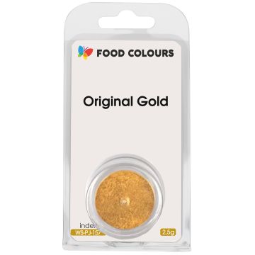 Metallic colour in powder - Food coloring - Original Gold, 2.5 g