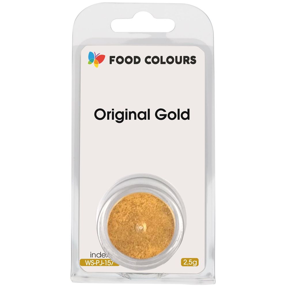 Barwnik metaliczny w proszku - Food Colours - Original Gold, 2,5 g