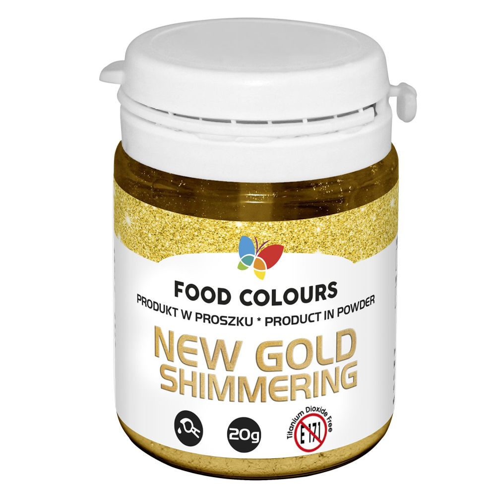 Colour in powder - Food coloring - New Gold Shimmering, 20 g