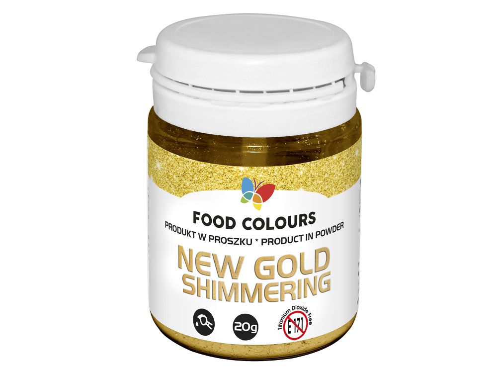 Colour in powder - Food coloring - New Gold Shimmering, 20 g