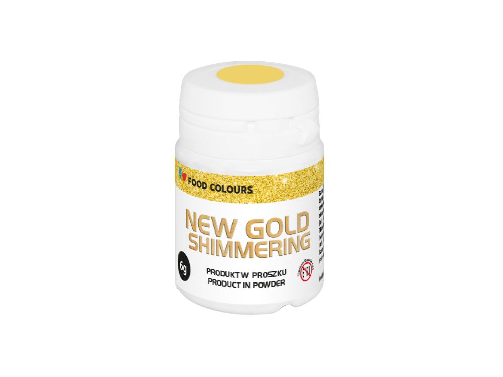 Barwnik w proszku - Food Colours - New Gold Shimmering, 6 g