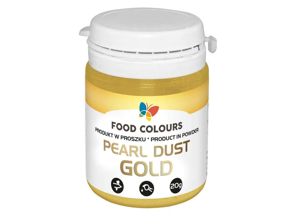 Barwnik w proszku - Food Colours - Pearl Dust Gold, 20 g