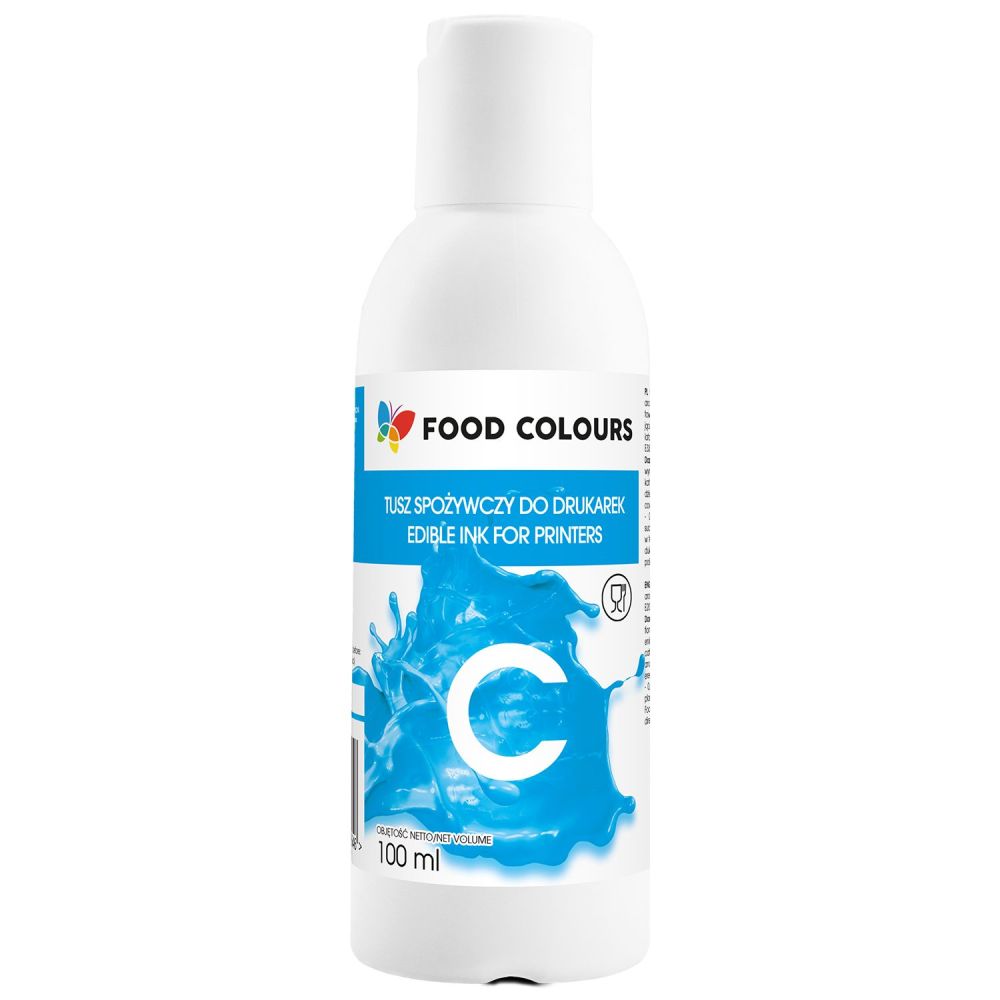 Edible ink for printers - Food Colours - blue, 100 ml