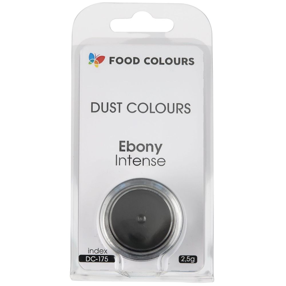 Dust colours, intense - Food Colors - Ebony, 2.5 g