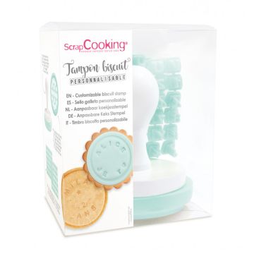 Stamp for personalized cookies - ScrapCooking - 6 cm