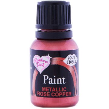 Food paint - Rainbow Dust - Metalllic Rose Copper, 24 g