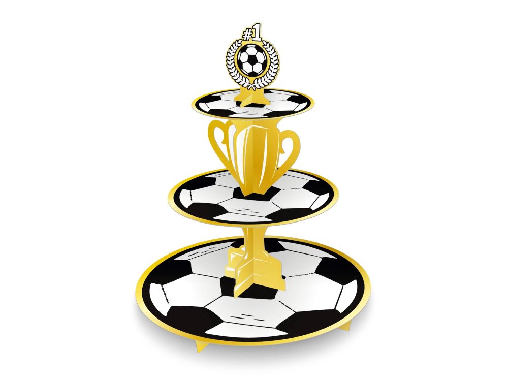 Patera 3-poziomowa na muffinki - Football