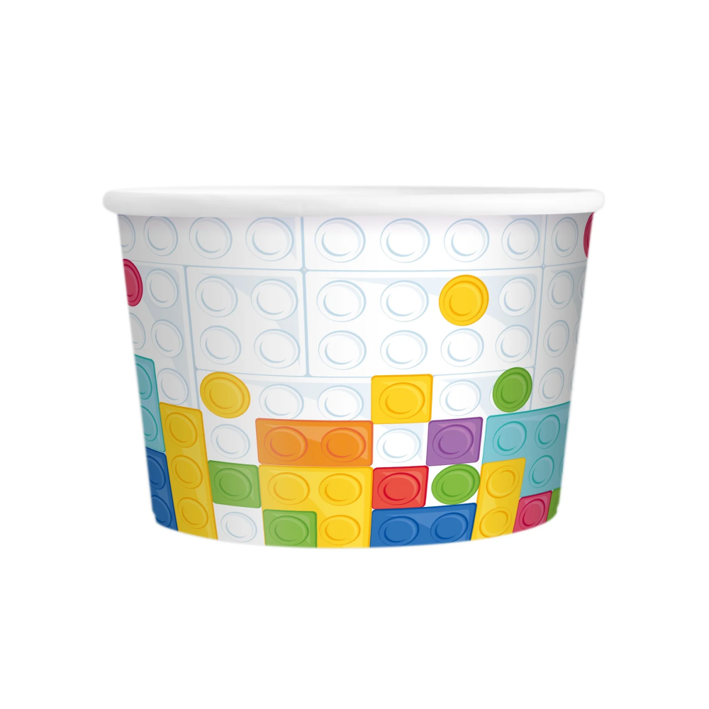 Ice cups - Bricks, 150 ml, 6 pcs.