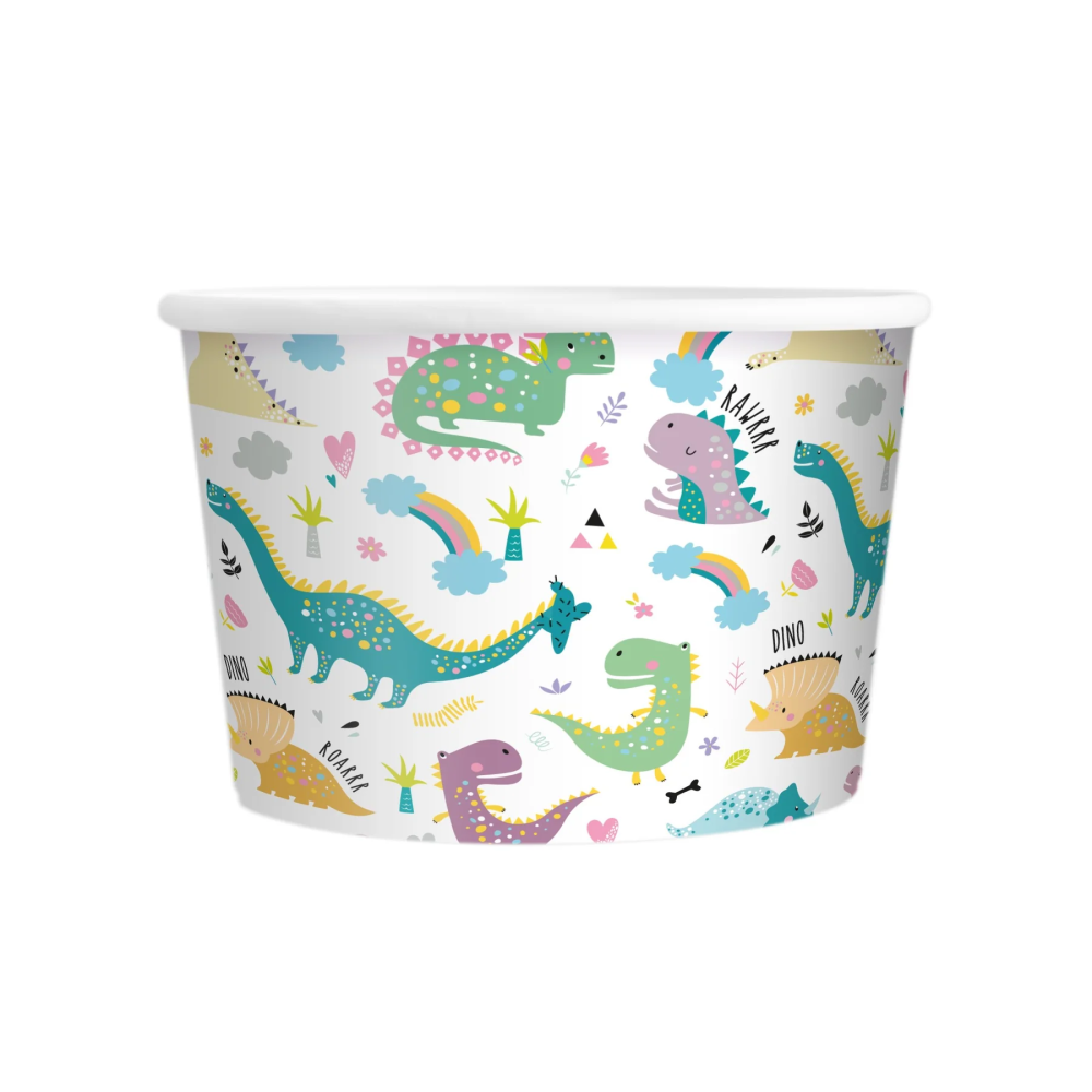 Ice cups - Dinosaurs, 150 ml, 6 pcs.