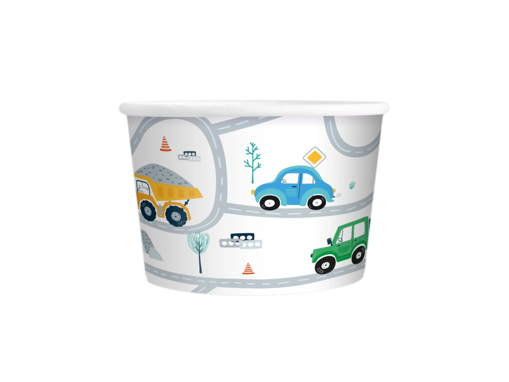 Ice cups - Cars, 150 ml, 6 pcs.