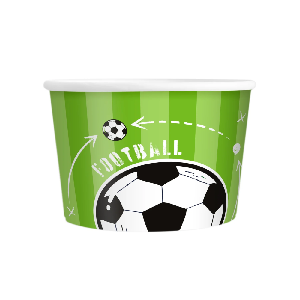 Ice cups - Football, 150 ml, 6 pcs.