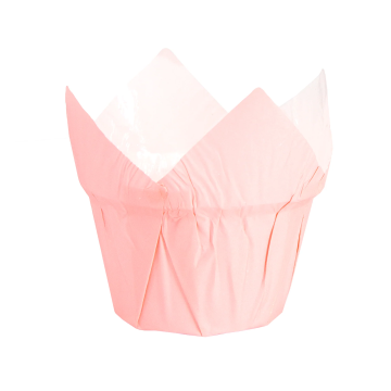 Tulip baking cups - pink, 20 pcs.