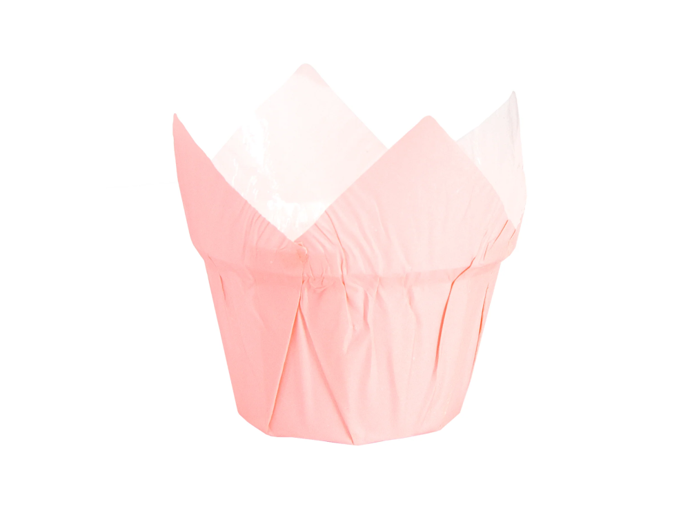 Tulip baking cups - pink, 20 pcs.