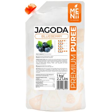 Fruit pulp, PremiumPuree - Menii - Blueberry, 1 kg