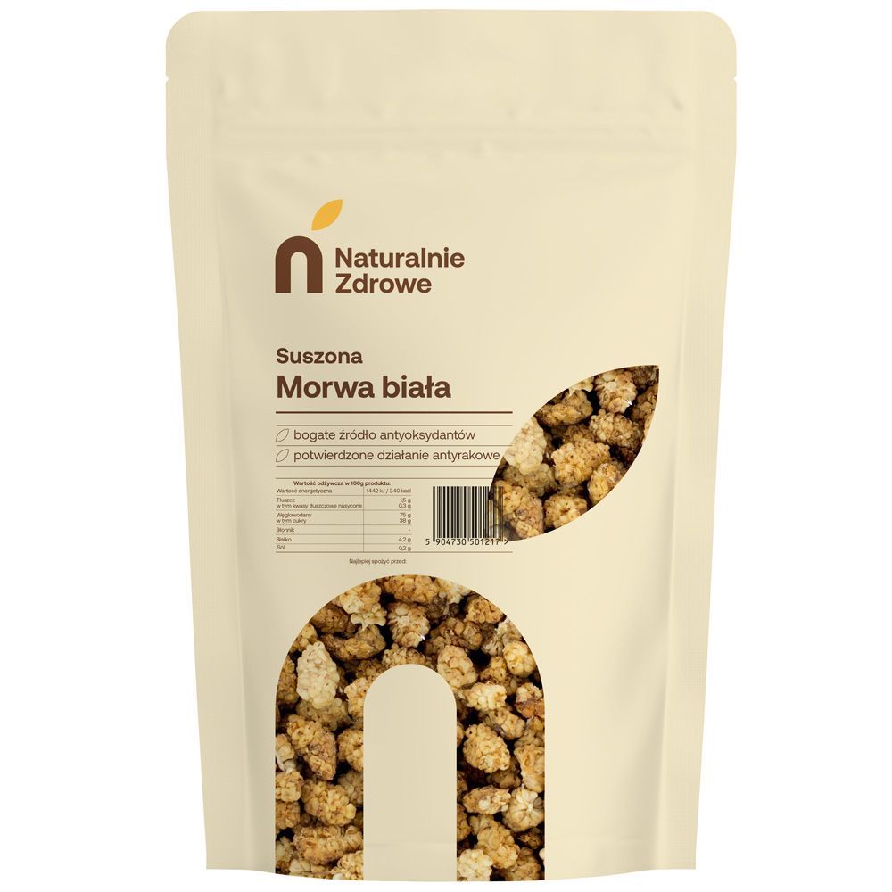 Dried Mulberry - Naturalnie Zdrowe - 500 g
