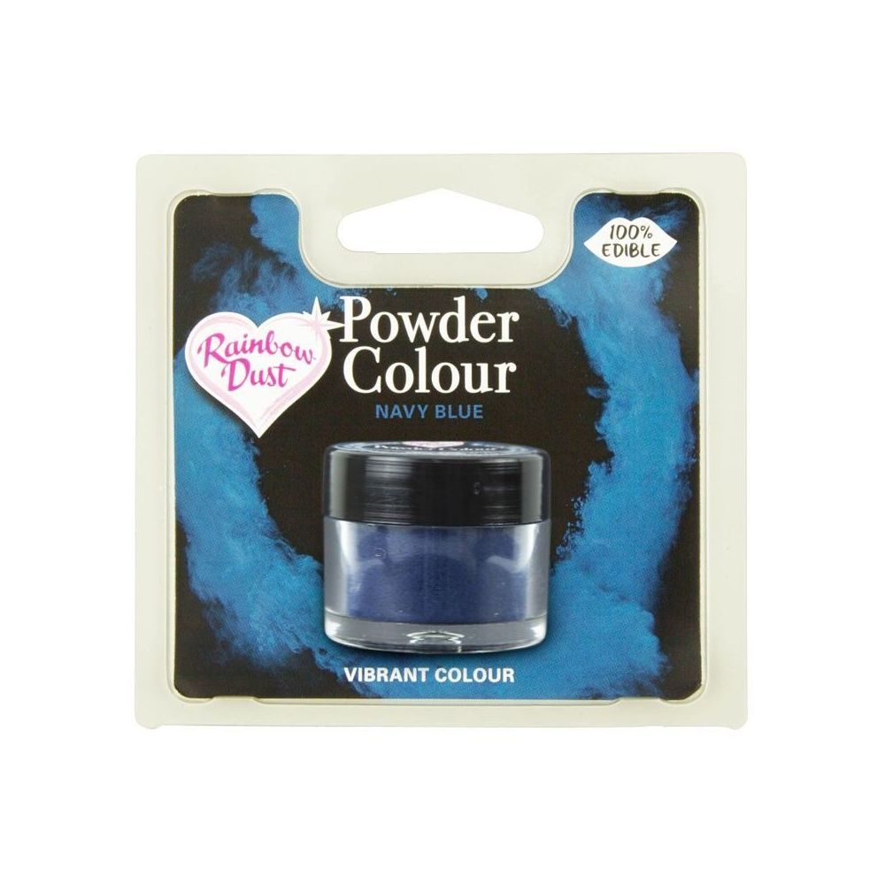 Barwnik pudrowy - Rainbow Dust - Navy Blue, 2 g