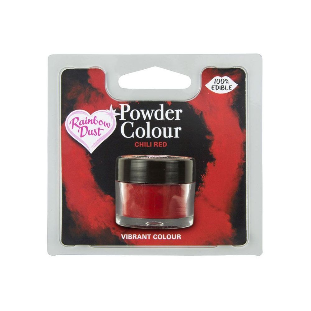 Powder Colour - Rainbow Dust - Chilli Red, 2 g