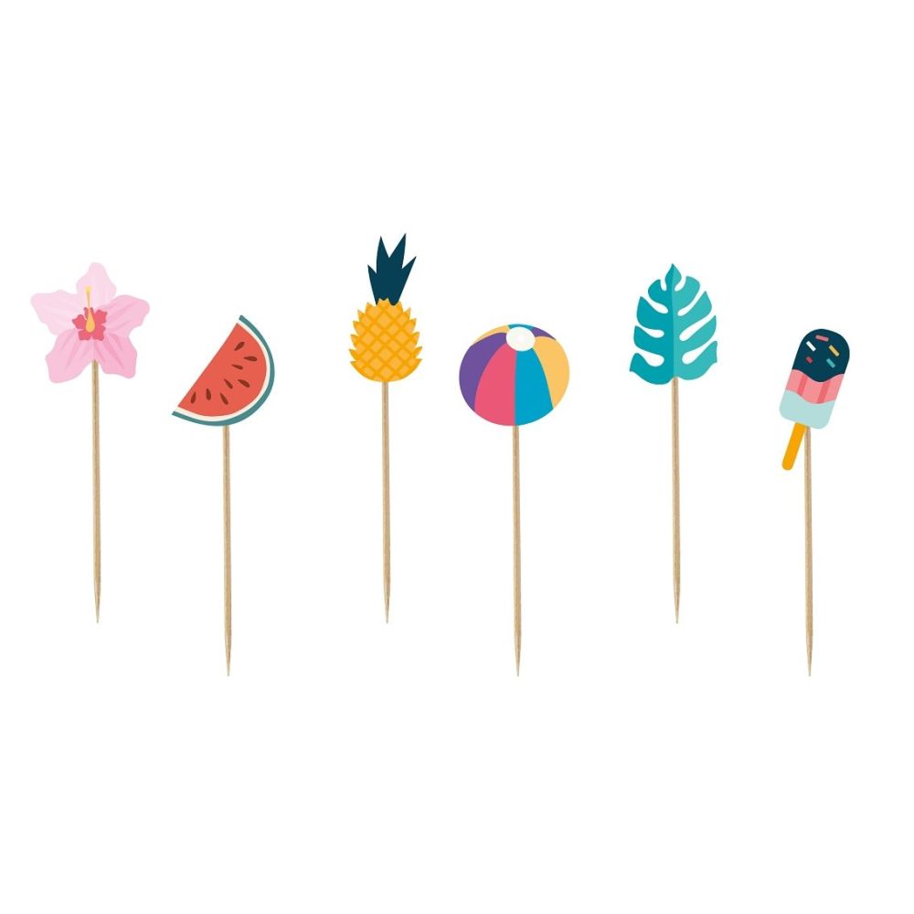 Muffin toppers Summer - GoDan - Let's Party!, 6 pcs.